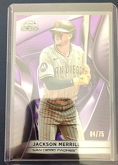 2025 Topps Chrome Black #14 Jackson Merrill — front