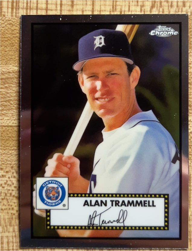 2021 Topps Chrome Platinum Anniversary #666 Alan Trammell — front