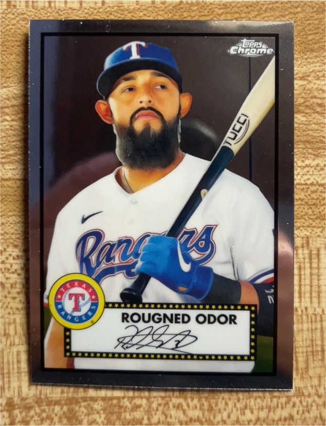 2021 Topps Chrome Platinum Anniversary #336 Rougned Odor — front