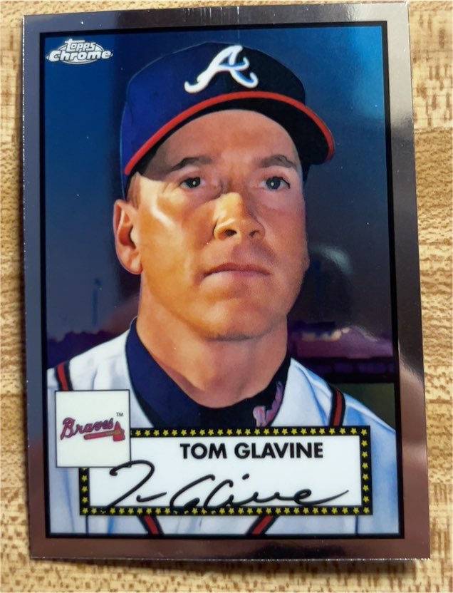 2021 Topps Chrome Platinum Anniversary #510 Tom Glavine — front