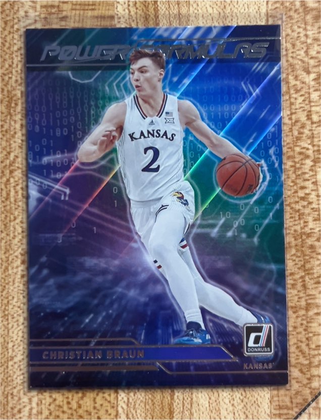 2022 Panini Chronicles Draft Picks Donruss Power Formulas #PF-CBR Christian Braun — front