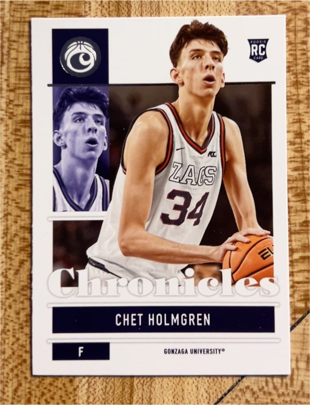 2022 Panini Chronicles Draft Picks #1 Chet Holmgren — front