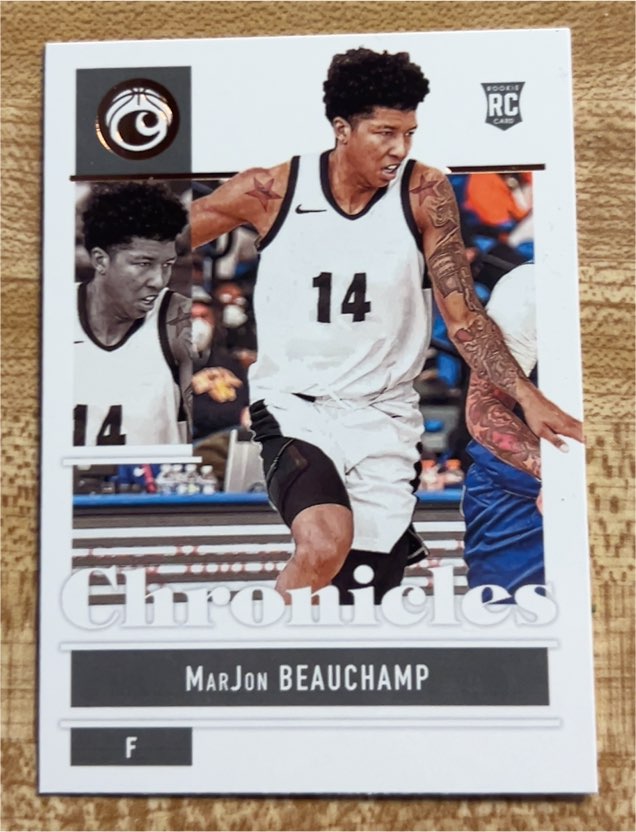 2022-23 Panini Chronicles Draft Picks #19 MarJon Beauchamp Rookie Card — front