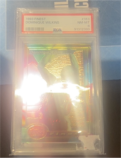 1993 Finest #163 Dominique Wilkins — front