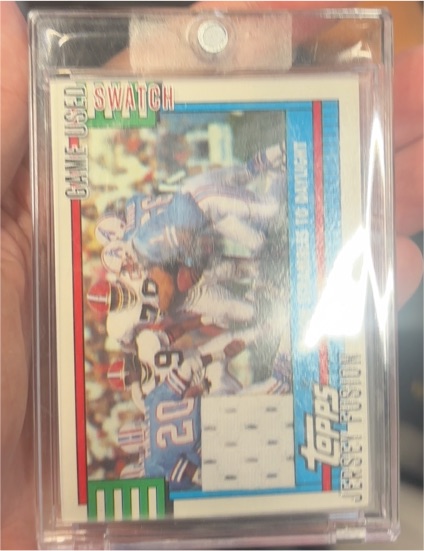 1984 Topps Jersey Fusion #E Jerry Rhome — front