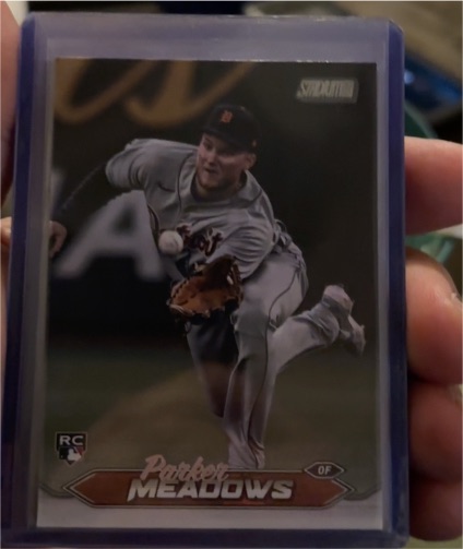 2024 Topps Stadium Club Chrome #105 Parker Meadows — front