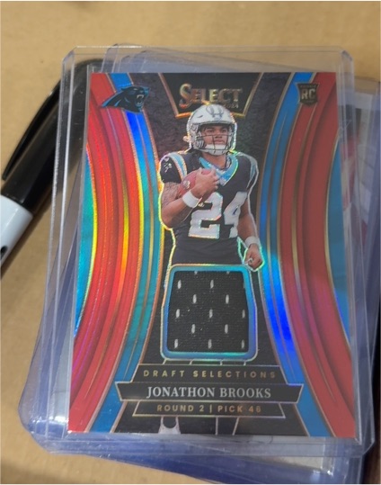 2024 Panini Select Draft Selections #DSM-JB Jonathon Brooks — front