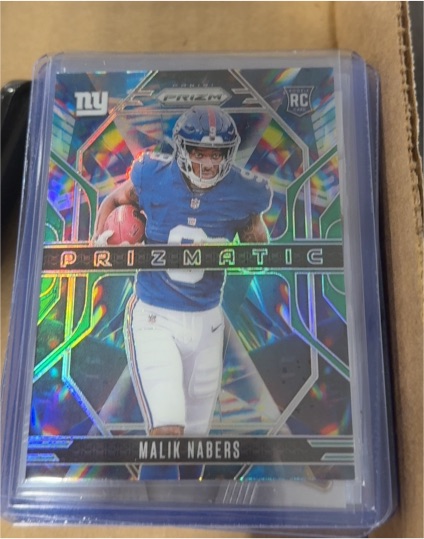 2024 Panini Prizm Prizmatic #13 Malik Nabers — front