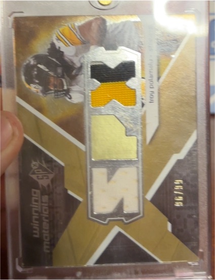 2008 Upper Deck SPx Winning Materials #WM-TP Troy Polamalu — front