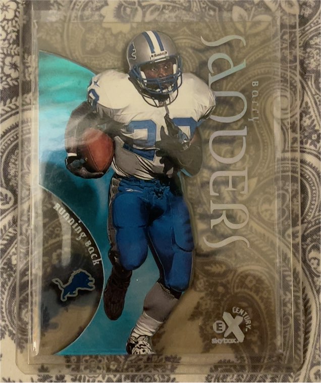 1999 SkyBox E-X Century #30 Barry Sanders — front
