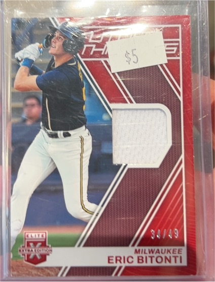 2023 Panini Elite Extra Edition Future Threads #FT-EB Eric Bitonti — front