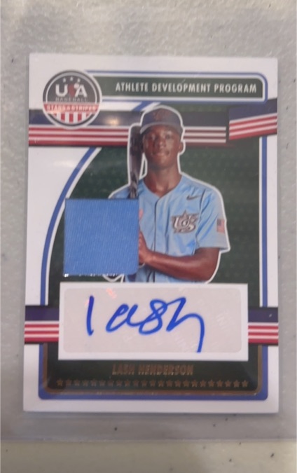 2023 Panini USA Baseball Stars & Stripes ADPS-LH Lash Henderson — front