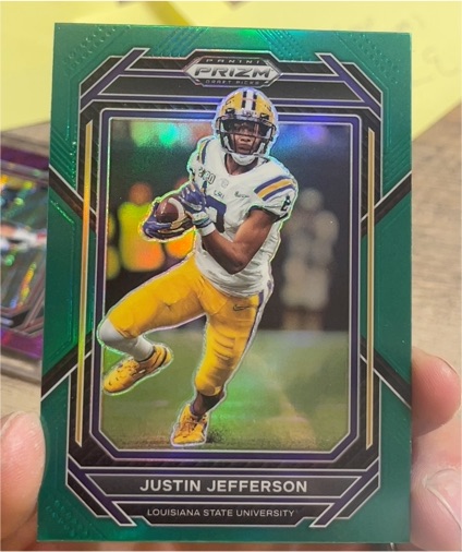 2023 Panini Prizm Draft Picks #61 Justin Jefferson — front