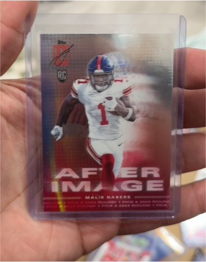 2024 Topps Signature Class #AI-11 Malik Nabers After Image — front