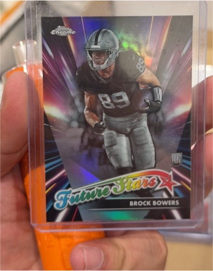 2024 Topps Chrome #FS-12 Brock Bowers Future Stars — front