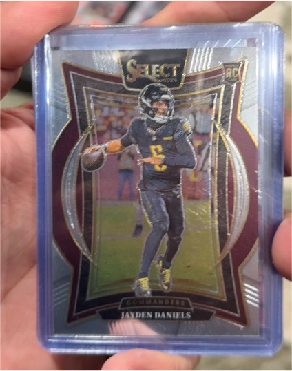 2024 Panini Select #26 Jayden Daniels Rookie Concourse — front