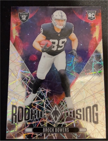 2024 Panini Phoenix #RR-BBS Brock Bowers Rookie Rising — front