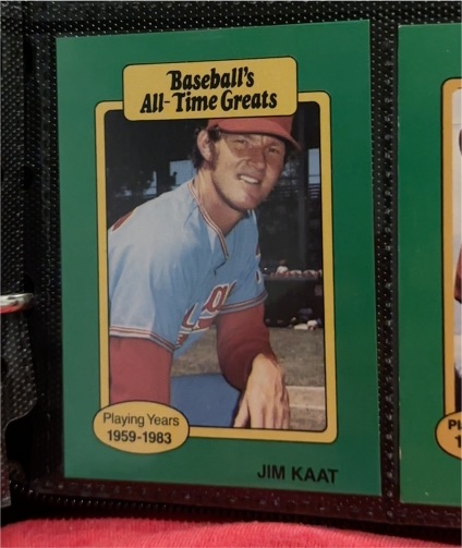 1987 Hygrade Baseball's All-Time Greats #NNO Jim Kaat — front