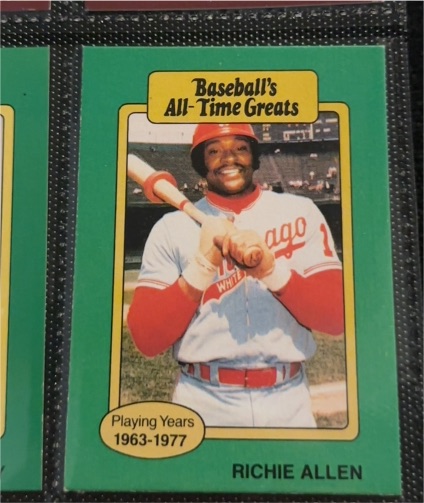 1987 Hygrade Baseball's All-Time Greats Richie Allen — front