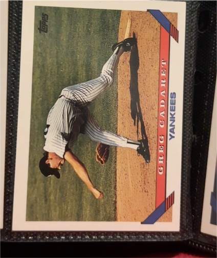 1993 Topps #478 Greg Cadaret — front