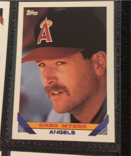 1993 Topps #637 Greg Myers — front