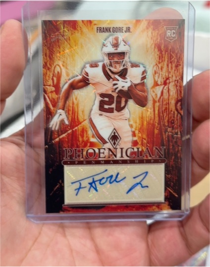2024 Panini Phoenix #PRP-FGJ Frank Gore Jr. Phoenician Penmanship — front