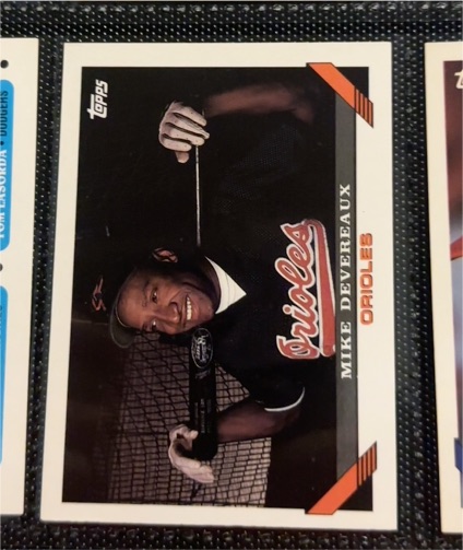 1993 Topps #741 Mike Devereaux Baltimore Orioles — front