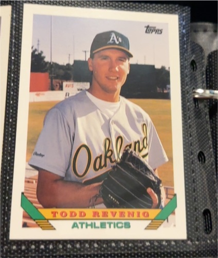 1993 Topps #766 Todd Revenig — front