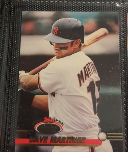 1993 Topps Stadium Club #640 Dave Martinez — front