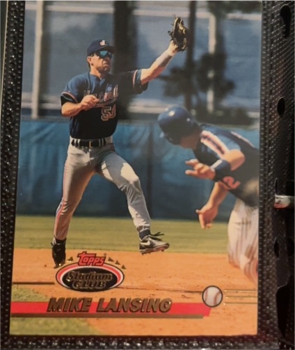1993 Topps Stadium Club #691 Mike Lansing — front