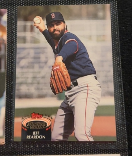 1992 Topps Stadium Club #657 Jeff Reardon — front