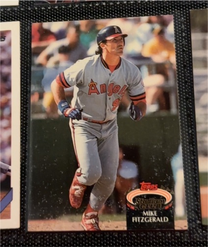 1992 Topps Stadium Club Mike Fitzgerald — front