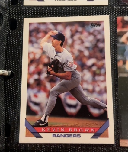 1993 Topps Baseball #785 Kevin Brown — front