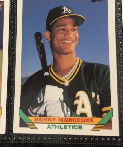 1993 Topps #602 Henry Mercedes — front