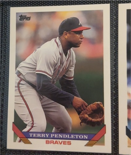 1993 Topps #650 Terry Pendleton Atlanta Braves — front