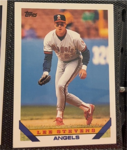 1993 Topps #467 Lee Stevens — front