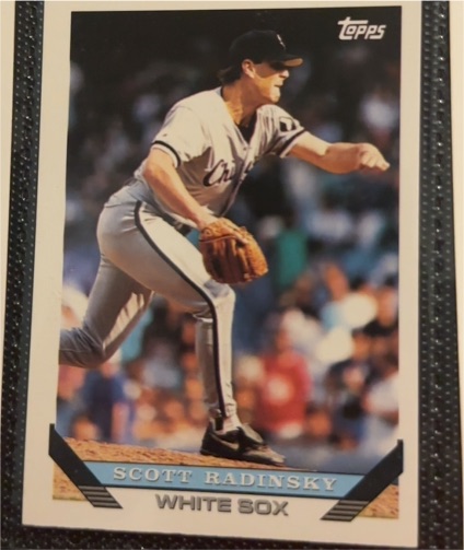 1993 Topps #201 Scott Radinsky — front