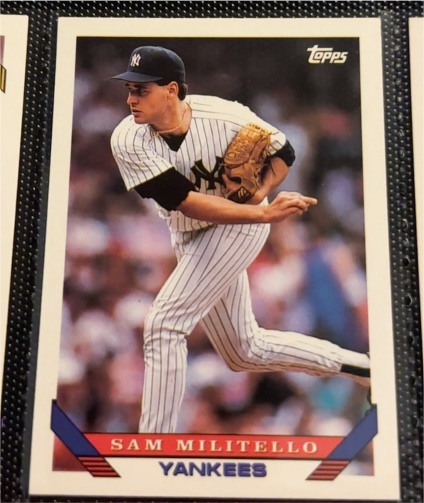 1993 Topps #624 Sam Militello — front