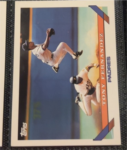 1993 Topps #465 Tony Fernandez — front
