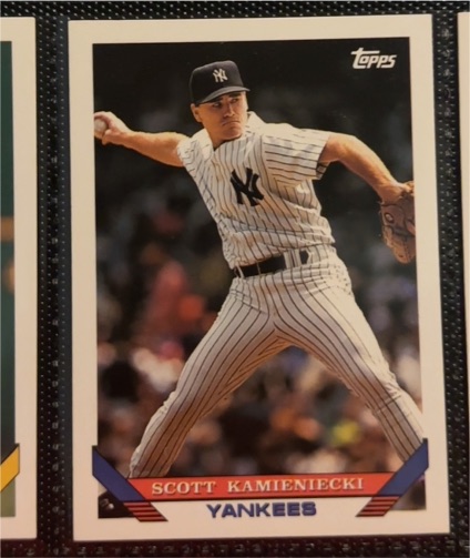 1993 Topps #749 Scott Kamieniecki — front
