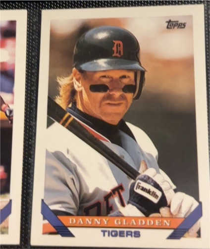 1993 Topps #626 Danny Gladden — front