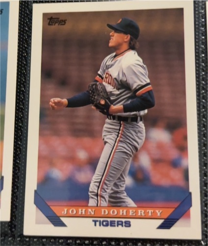 1993 Topps #713 John Doherty — front