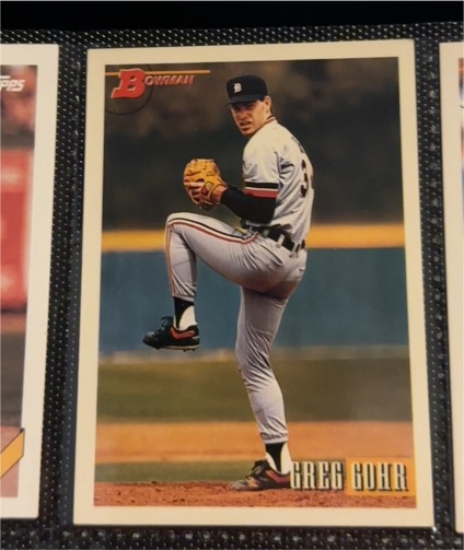 1993 Bowman #671 Greg Gohr — front