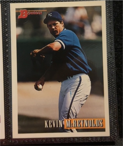 1993 Bowman #321 Kevin McReynolds — front