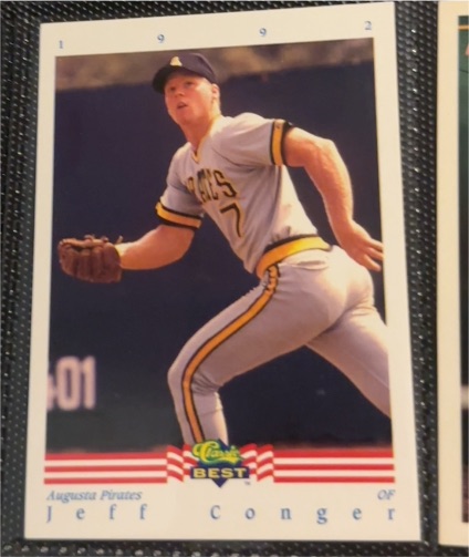 1992 Classic Best #16 Jeff Conger — front