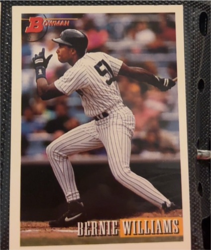 1993 Bowman #623 Bernie Williams — front