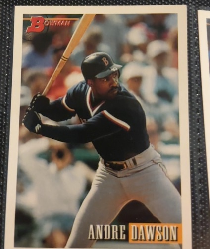 1993 Bowman #495 Andre Dawson — front