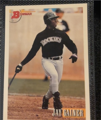 1993 Bowman #444 Jay Gainer — front