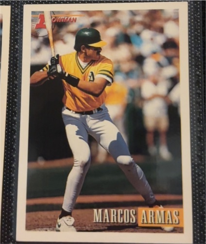 1993 Bowman #429 Marcos Armas — front