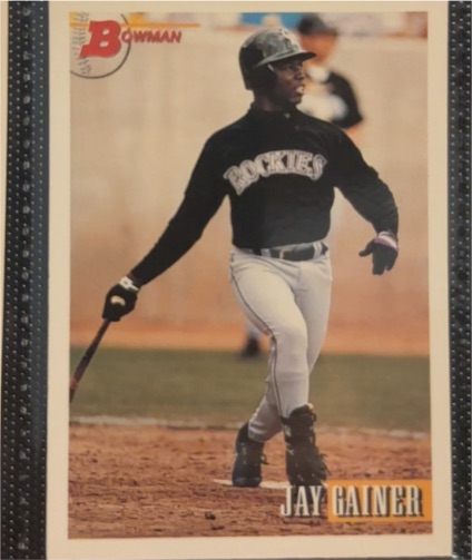1993 Bowman #444 Jay Gainer — front